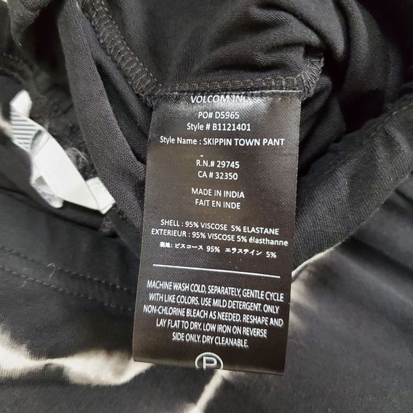 Volcom Juniors Skippin Town Striped Flared Pant - Picture 5 of 6